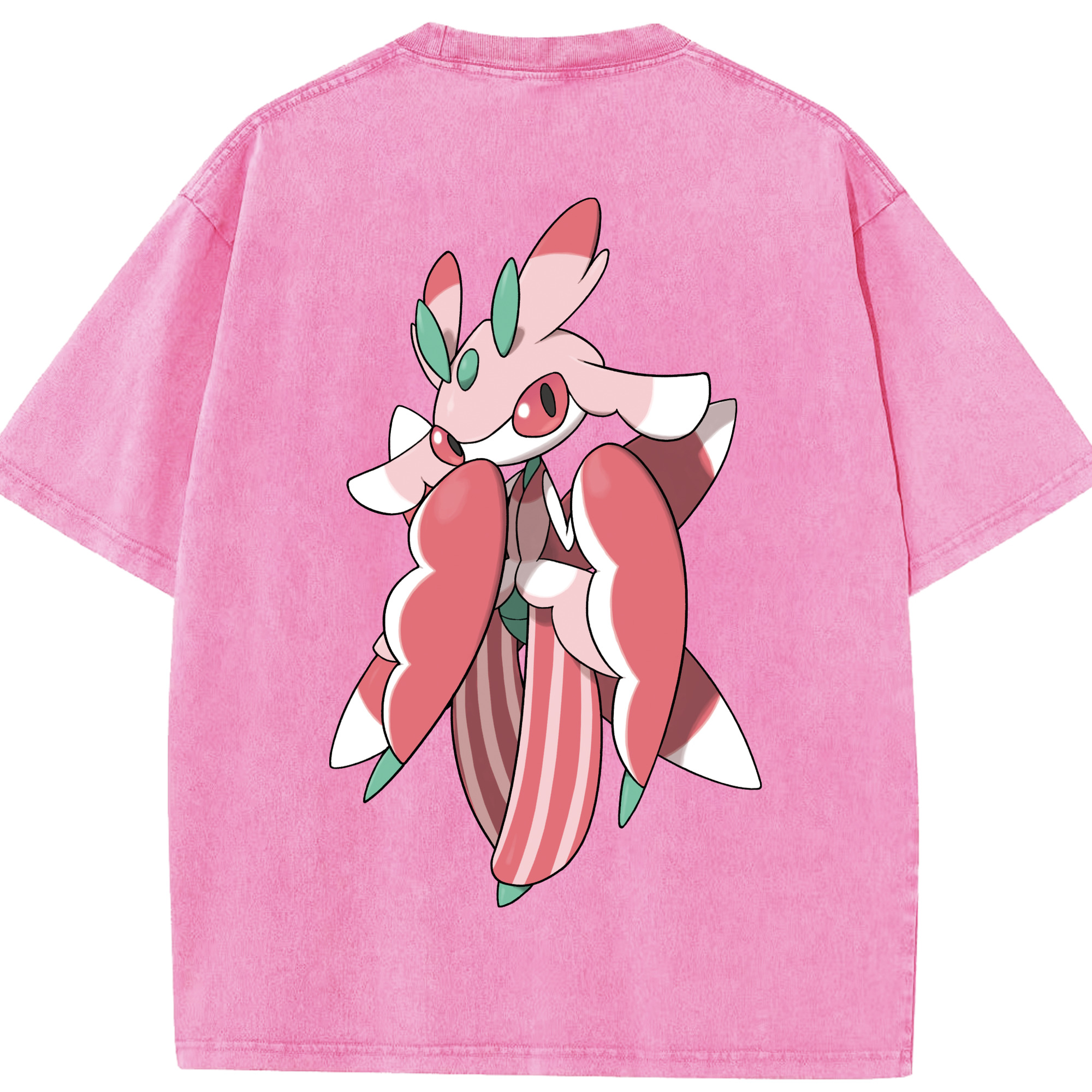 （画像用） ポケットモンスター Pokémon 綿100% ヴィンテージ風 半袖Tシャツ（背面プリント）